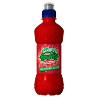 Simply fruity strawberry no added sugar 330ml (5000382018476)